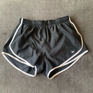 Nike Black and White Womens Dry Fit Shorts